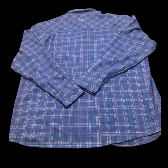 ARCTERYX CAVUS MENS FLANNEL LONG SLEEVE PLAID XXL SHIRT.EUC RARE MATERIAL& MODEL - Picture 2 of 13